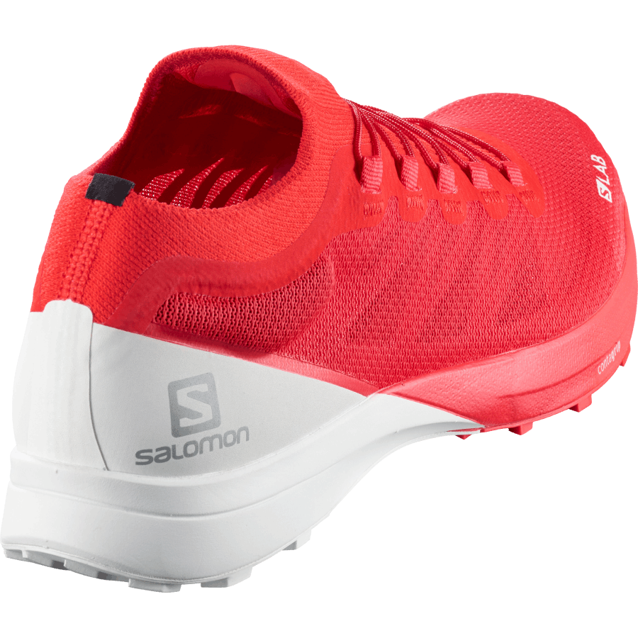 Unisex Trail Running Shoes S/Lab Sense 8 Racing Red-White