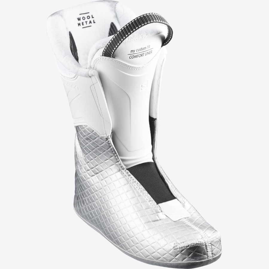 Women's All-Mountain Boots Qst Access 60 White-Translucent-Burgendy