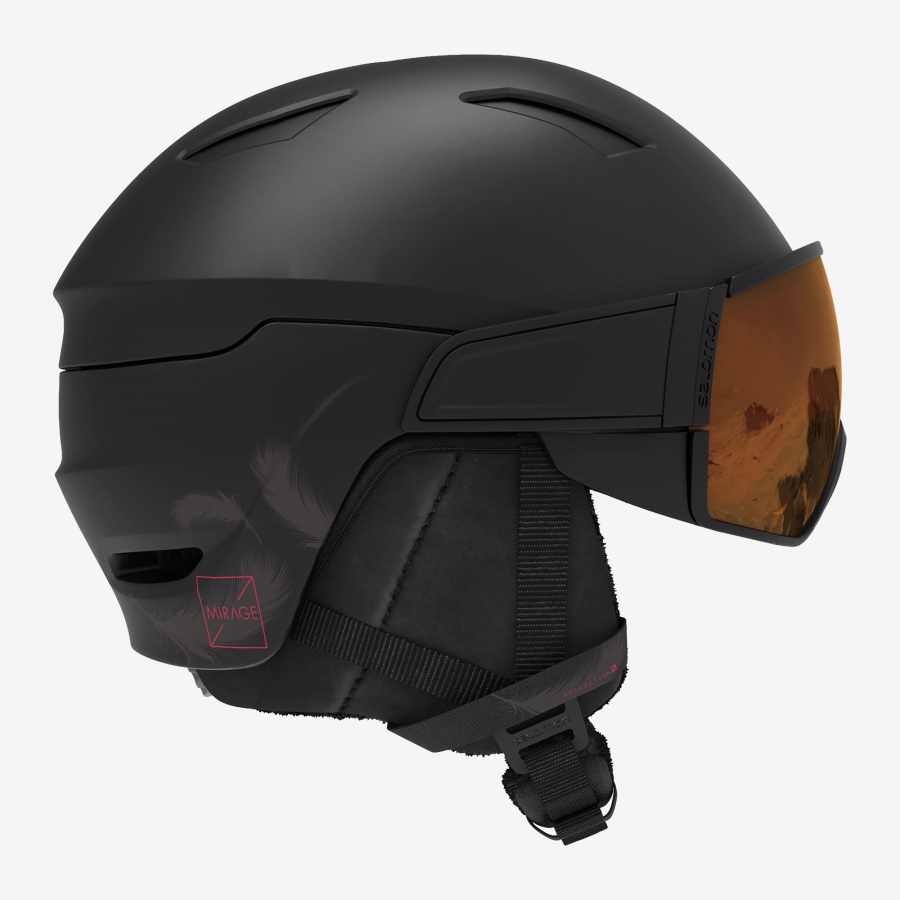 Women's Helmet Mirage S Black-Red