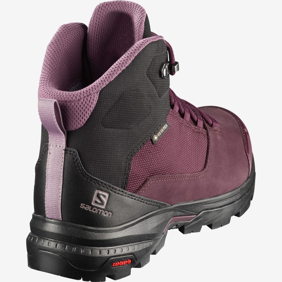 Women's Hiking Boots Outward Gore-Tex Wine Tasting-Black-Quail