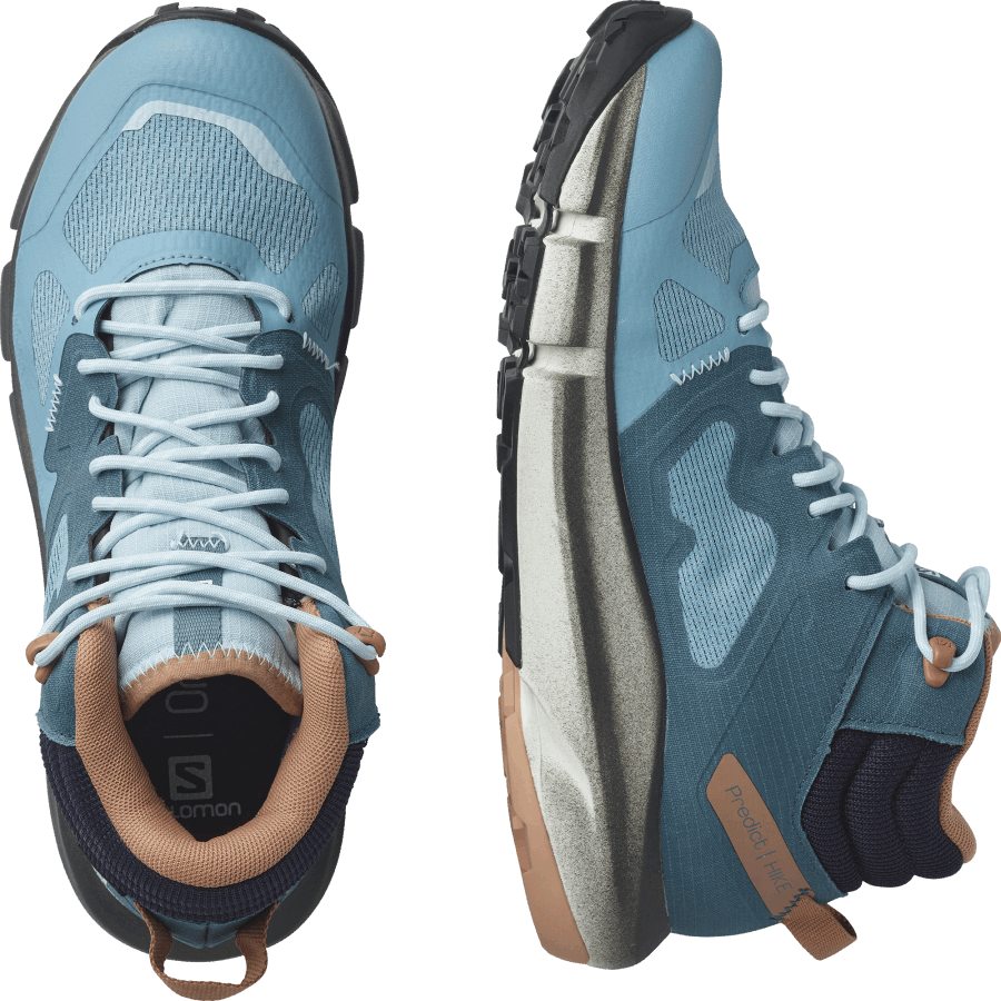 Women's Hiking Boots Predict Hike Mid Gore-Tex Mallard Blue-Blue-Mocha Mousse