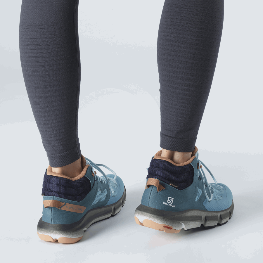 Women's Hiking Boots Predict Hike Mid Gore-Tex Mallard Blue-Blue-Mocha Mousse
