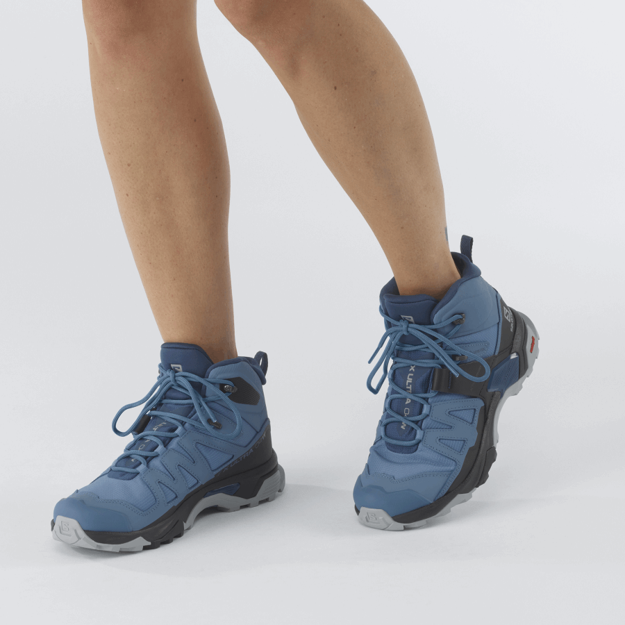 Women's Hiking Boots X Ultra 4 Mid Gore-Tex Copen Blue-Black-Dark Denim