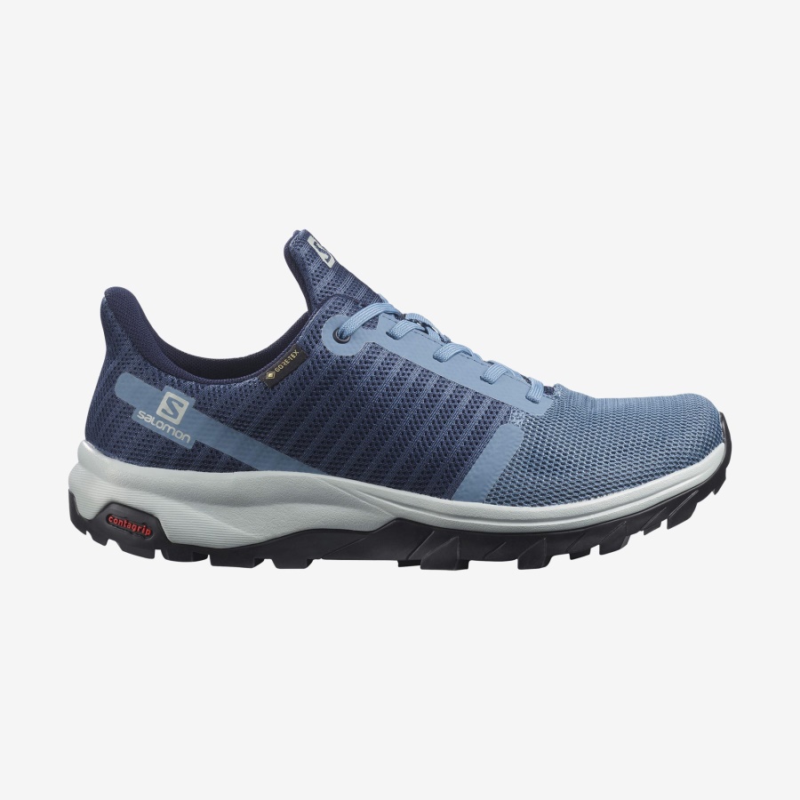 Women's Hiking Shoes Outbound Prism Gore-Blue-Denim-Pearl Blue