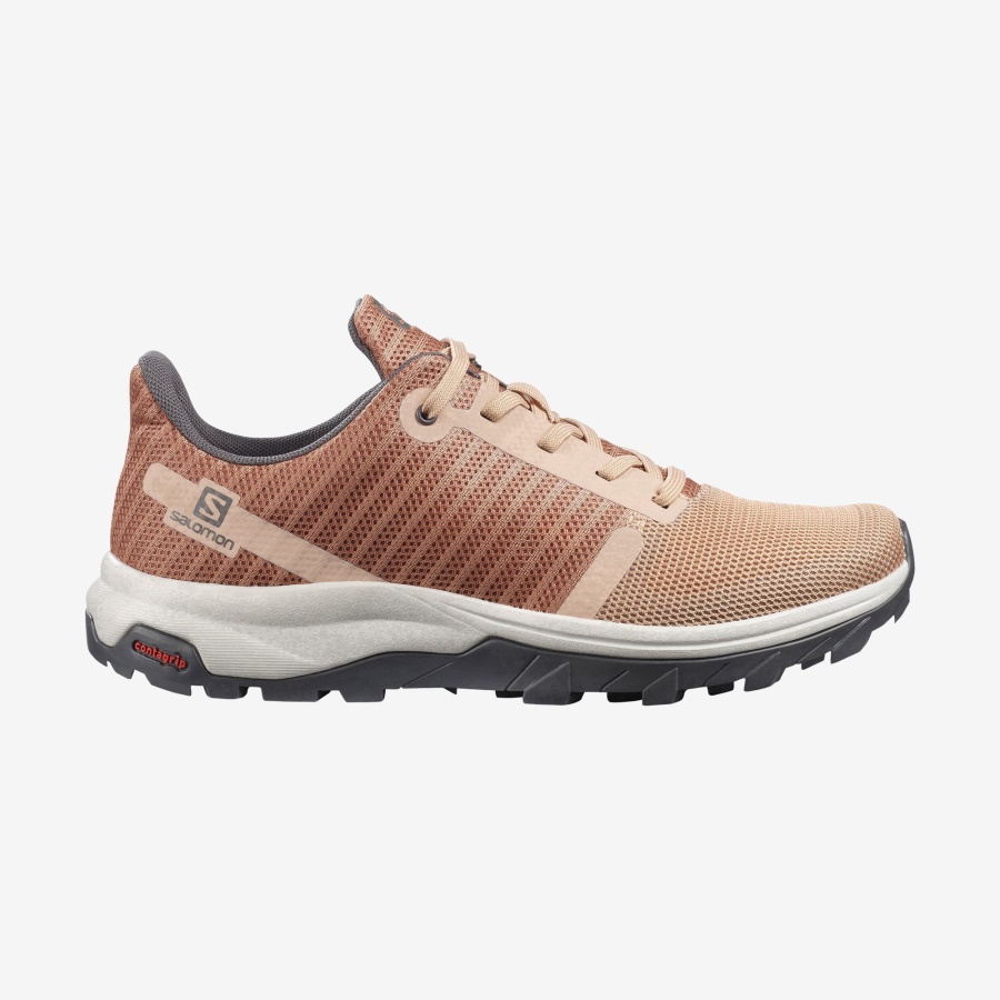 Women's Hiking Shoes Outbound Prism Sirocco-Mocha Mousse-Alloy