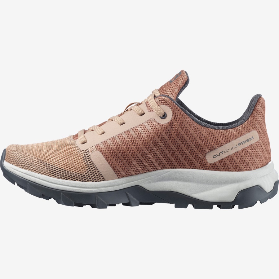 Women's Hiking Shoes Outbound Prism Sirocco-Mocha Mousse-Alloy