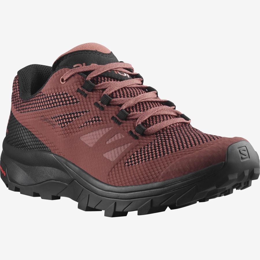 Women's Hiking Shoes Outline Gore-Tex Apple Butter-Black-Brick Dust