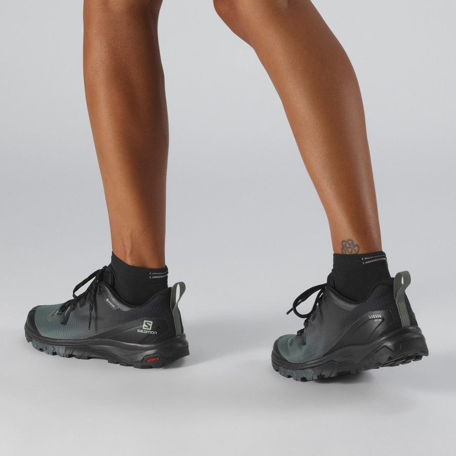 Women's Hiking Shoes Vaya Gore-Tex Black-Balsam Green