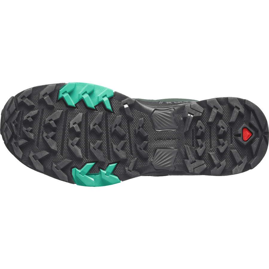 Women's Hiking Shoes X Ultra 4 Gore-Tex Duck Green-Black-Mint Leaf