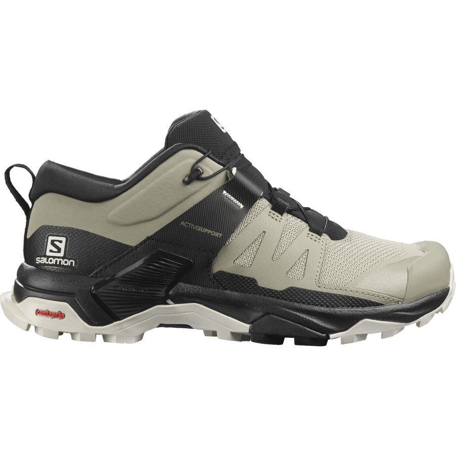 Women's Hiking Shoes X Ultra 4 Vetiver-Black-Lunar Rock