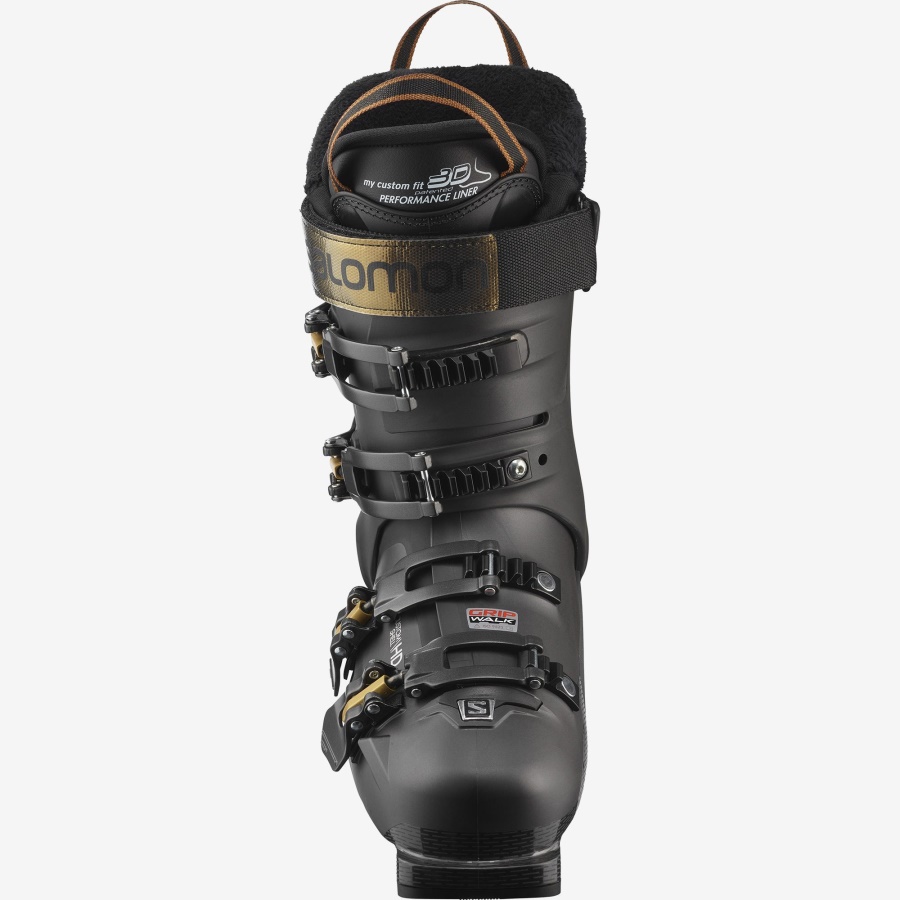 Women's On-Piste Skis S/Pro 90 Belluga-Black-Copper Metallic
