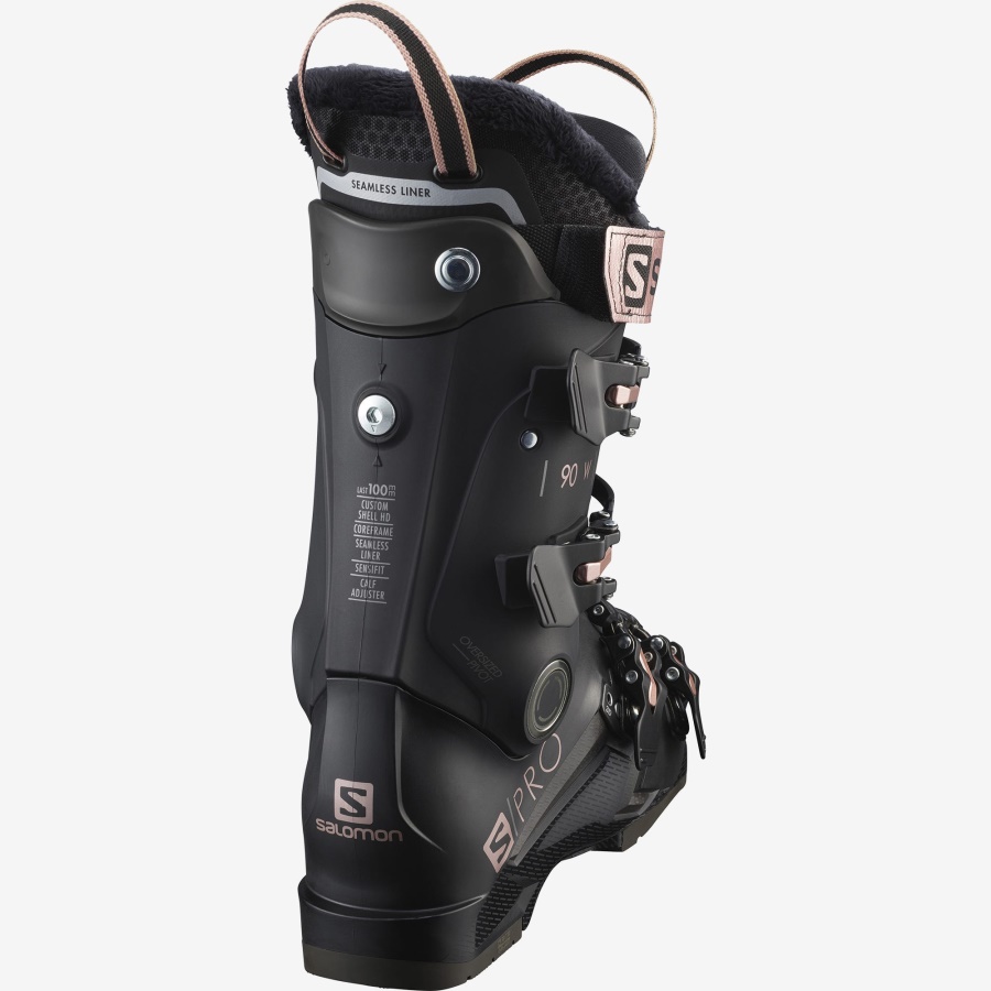 Women's On-Piste Skis S/Pro 90 Black-Rose Gold-Belluga