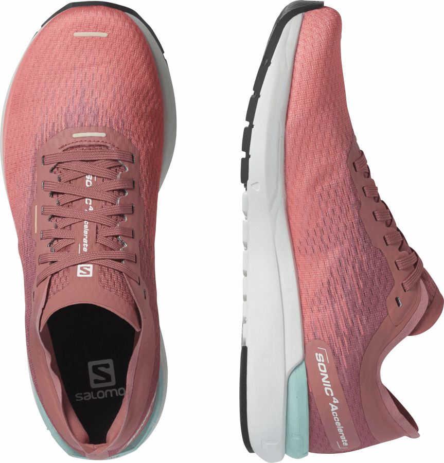 Women's Running Shoes Sonic 4 Accelerate Persimon-White-Brick Dust