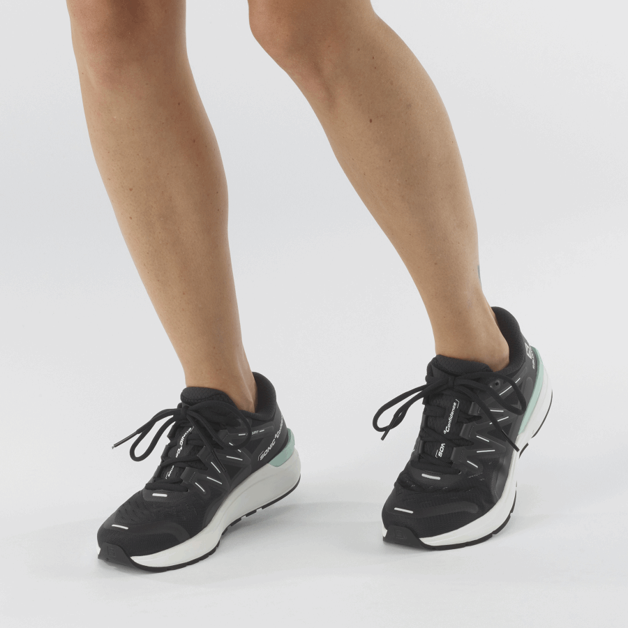 Women's Running Shoes Sonic 4 Confidence Black-White-Ebony