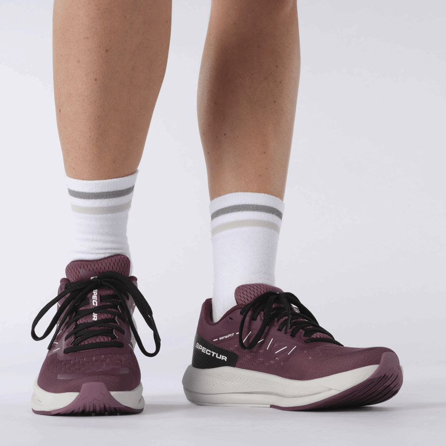 Women's Running Shoes Spectur Tulipwood-Lunar Rock-Grape Wine