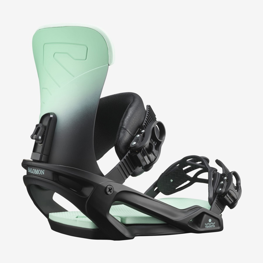 Women's Snowboard Bindings Vendetta Black-Green