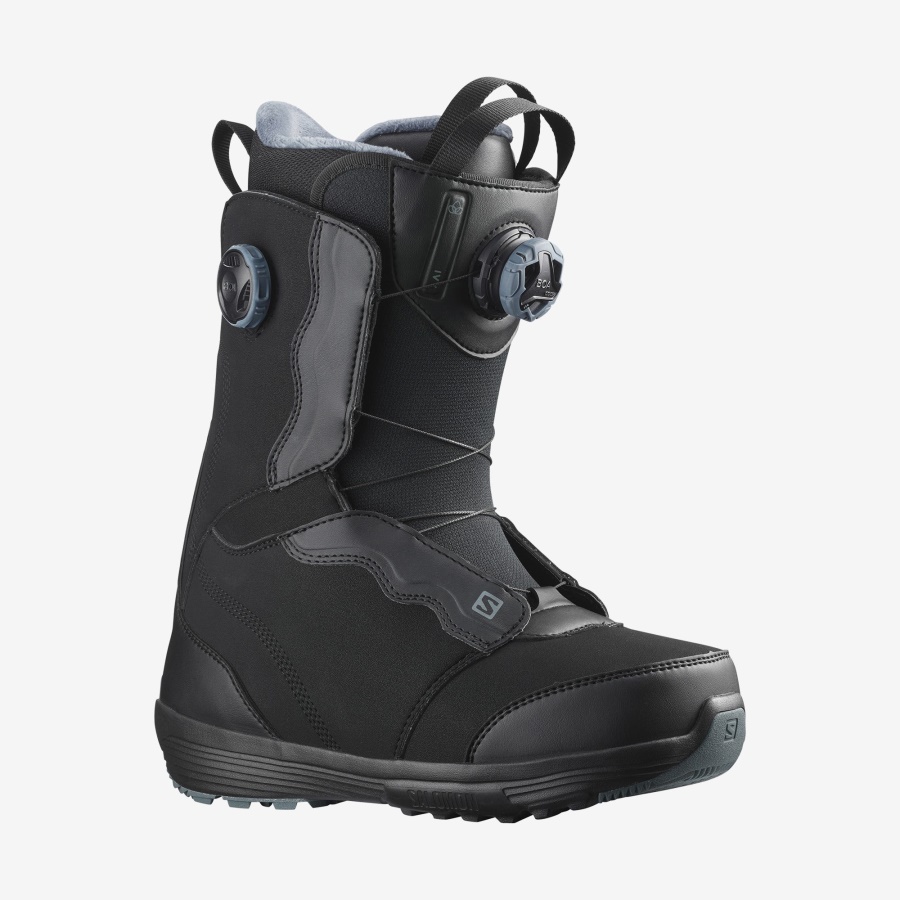 Women's Snowboard Boots Ivy Boa Black-Stormy Weather