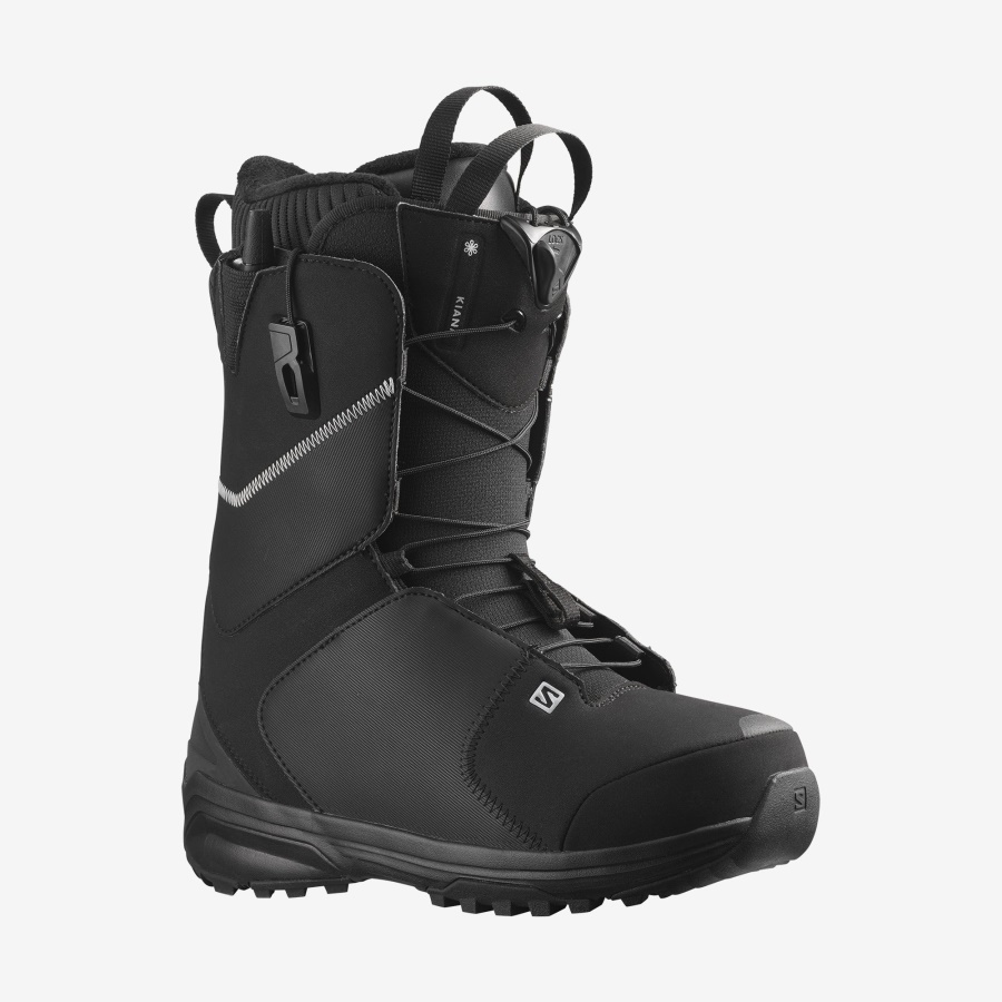 Women's Snowboard Boots Kiana Black-Silver