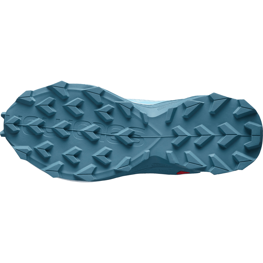Women's Trail Running Shoes Alphacross 3 Crystal Blue-White-Blue
