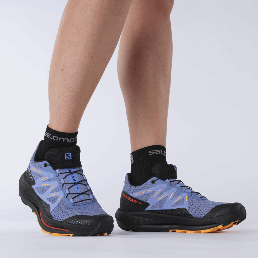 Women's Trail Running Shoes Pulsar Trail Velvet-Black-Blazing Orange