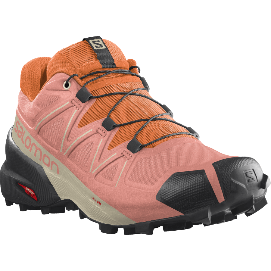 Women's Trail Running Shoes Speedcross 5 Dahlia-Black-Vibrant Orange