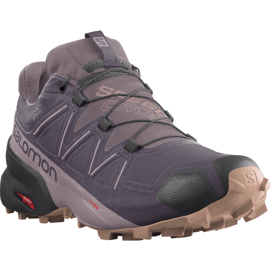 Women's Trail Running Shoes Speedcross 5 Gore-Tex Mysterioso-Quail-Sirocco