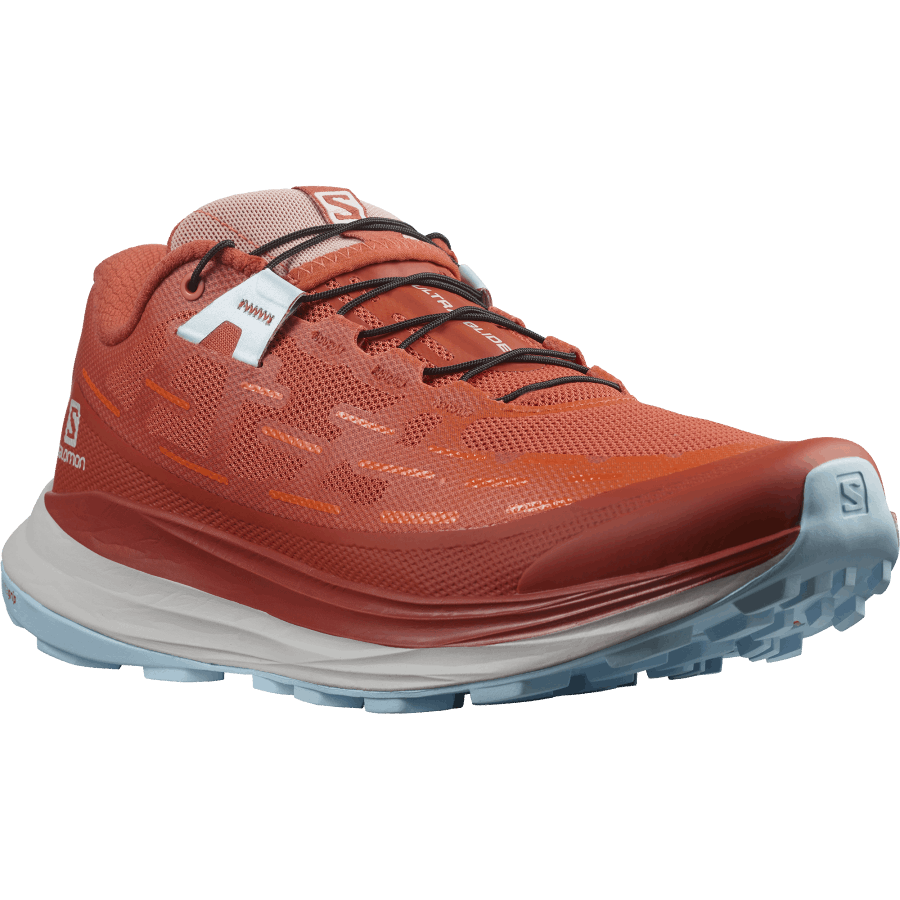 Women's Trail Running Shoes Ultra Glide Orange-Red Orange-Crystal Blue