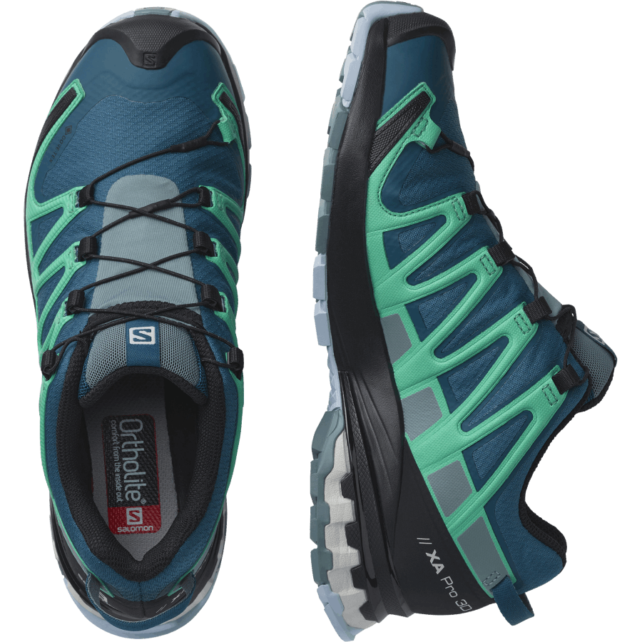 Women's Trail Running Shoes Xa Pro 3D V8 Gore-Tex Legion Blue-Trooper-Mint Leaf