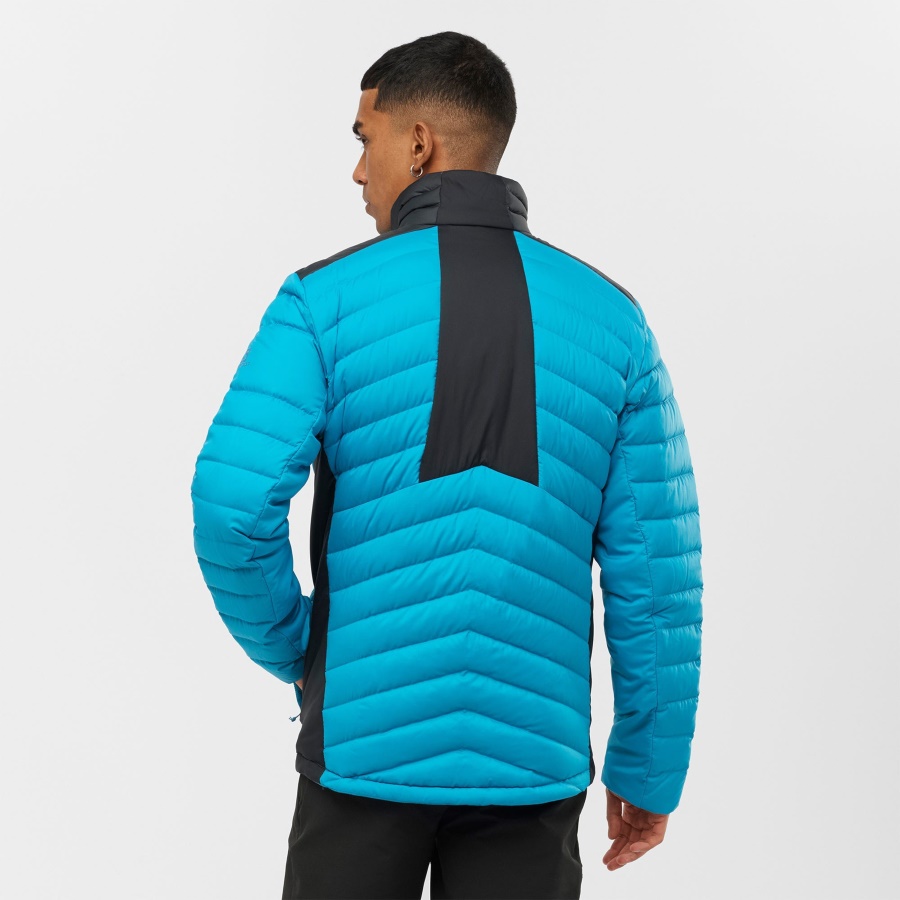 Men's Full Zip Midlayer Jacket Essential Xwarm Down Barrier Reef