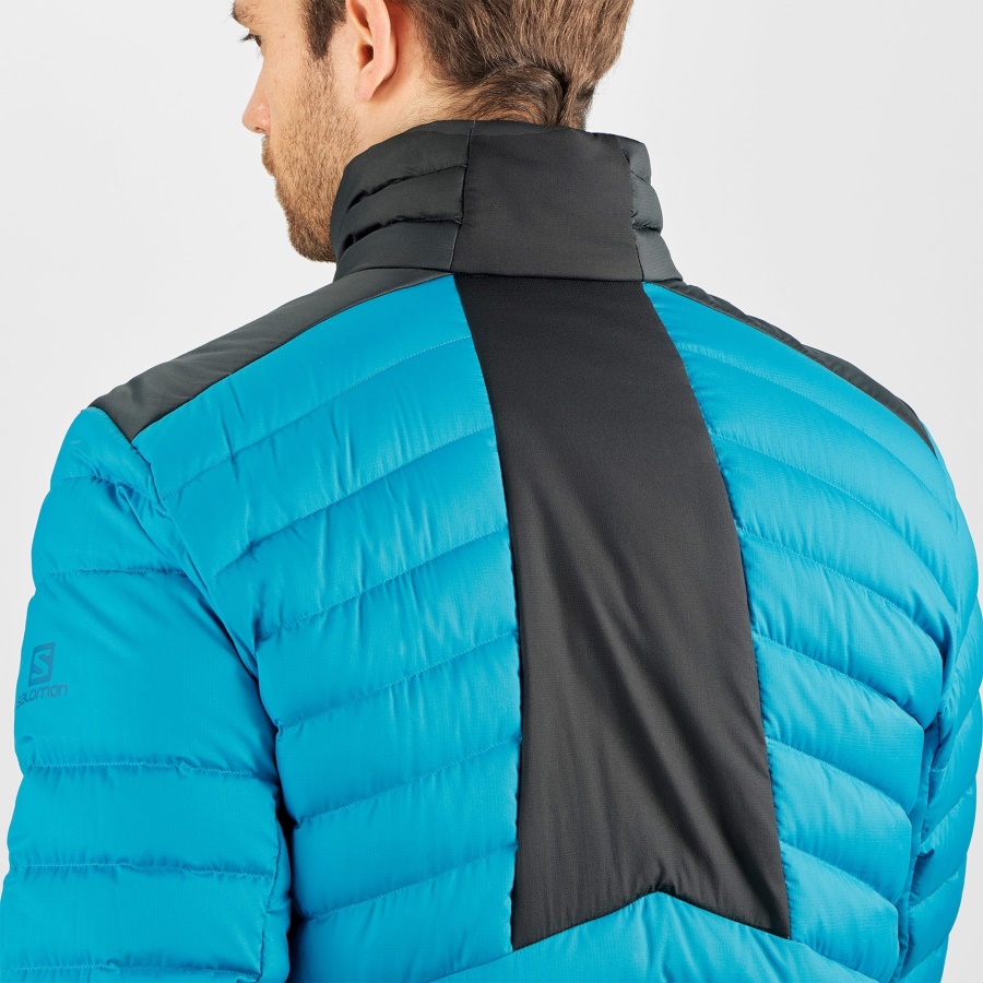 Men's Full Zip Midlayer Jacket Essential Xwarm Down Barrier Reef