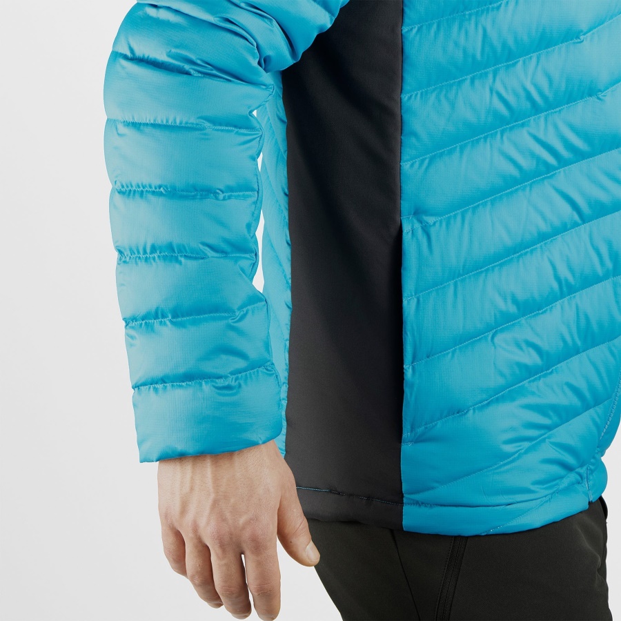 Men's Full Zip Midlayer Jacket Essential Xwarm Down Barrier Reef