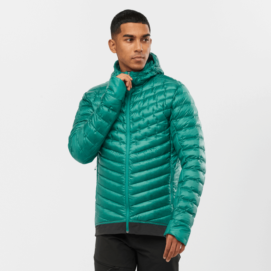 Men's Hooded Down Jacket Outline Down Pacific