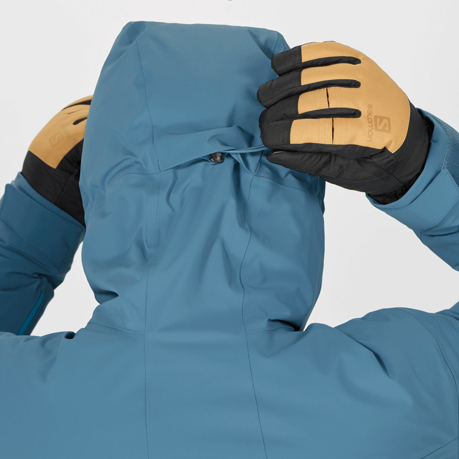 Men's Insulated Hooded Jacket Highland Mallard Blue