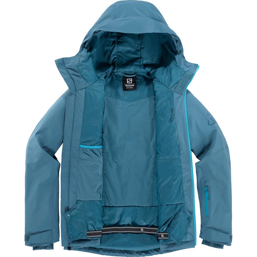 Men's Insulated Hooded Jacket Highland Mallard Blue