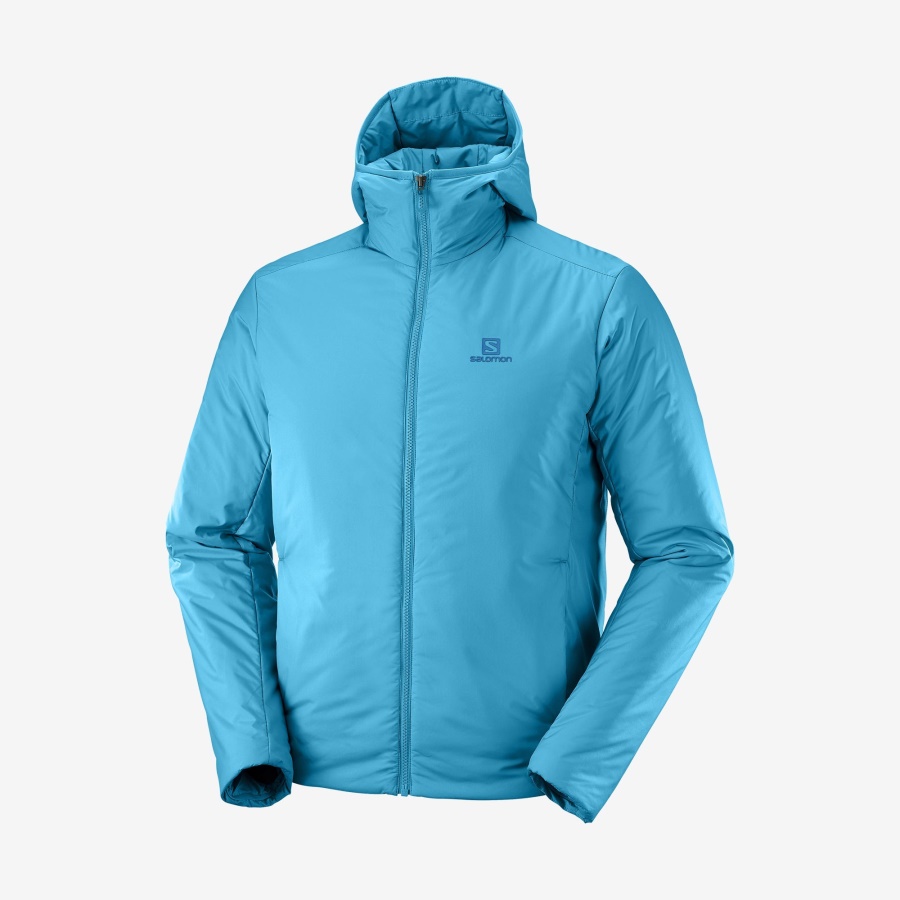 Men's Insulated Hooded Jacket Outrack Insulated Barrier Reef