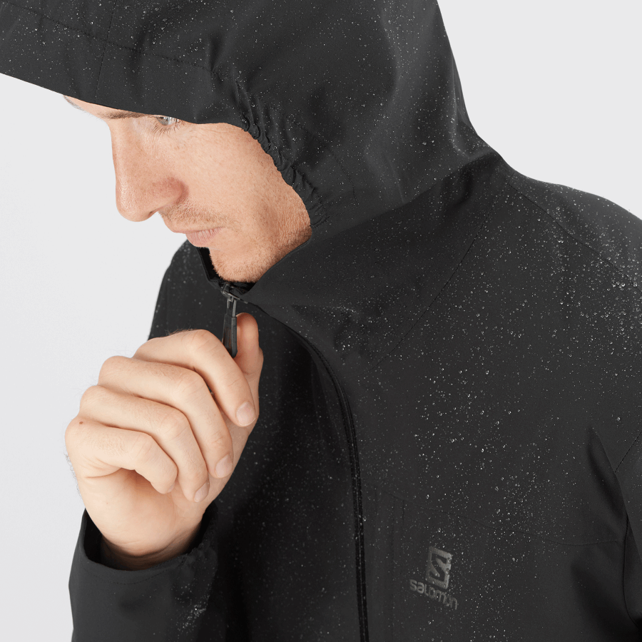 Men's Jacket Outrack Waterproof 2.5L Black