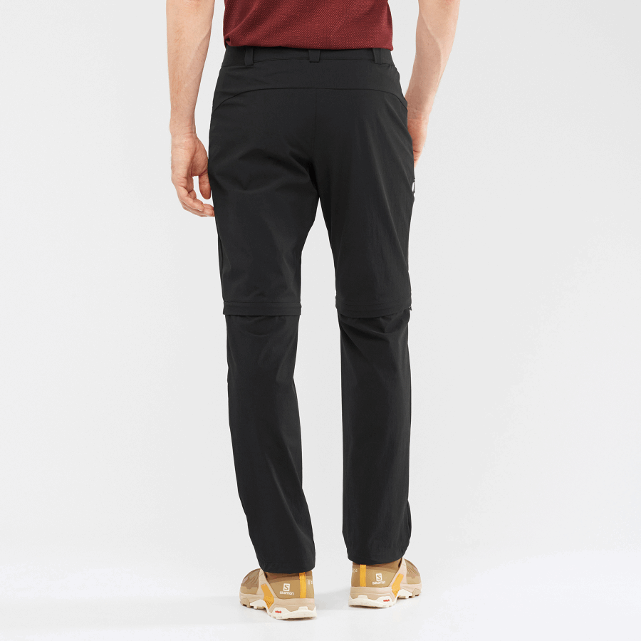 Men's Pants Wayfarer Zip Off Black
