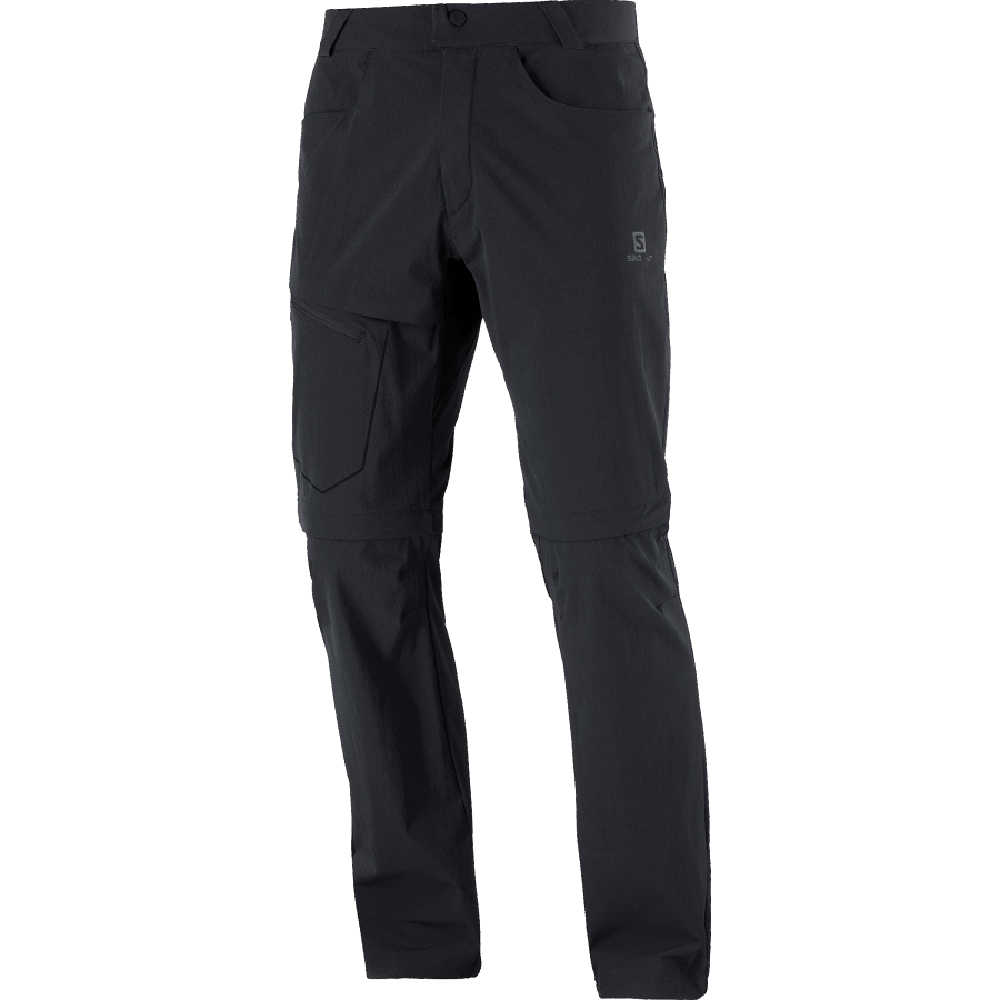 Men's Pants Wayfarer Zip Off Black