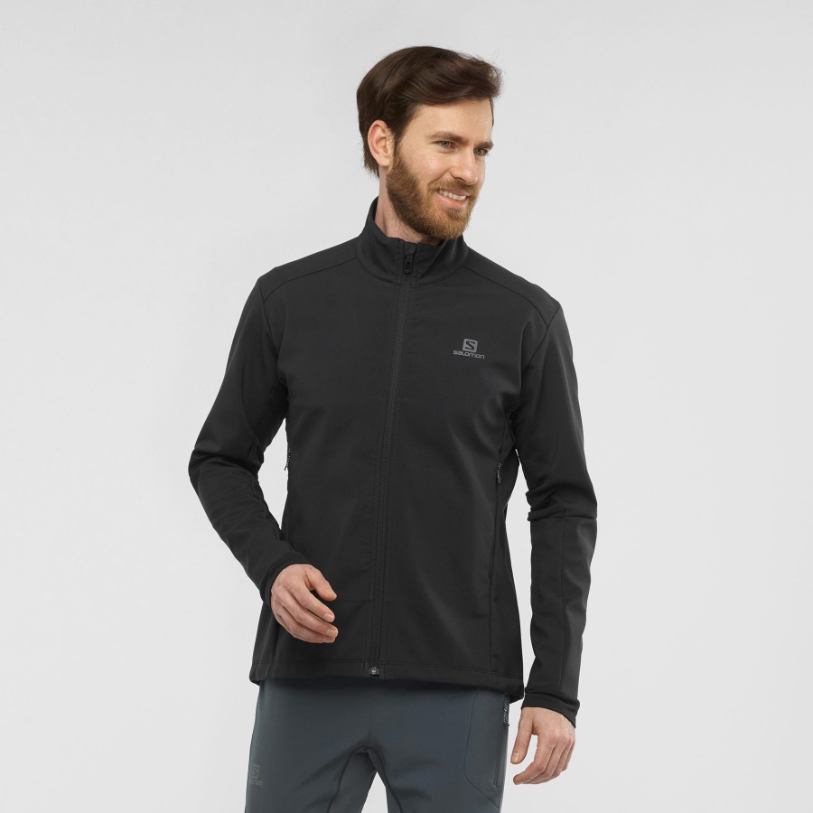 Men's Shell Jacket Agile Softshell Black