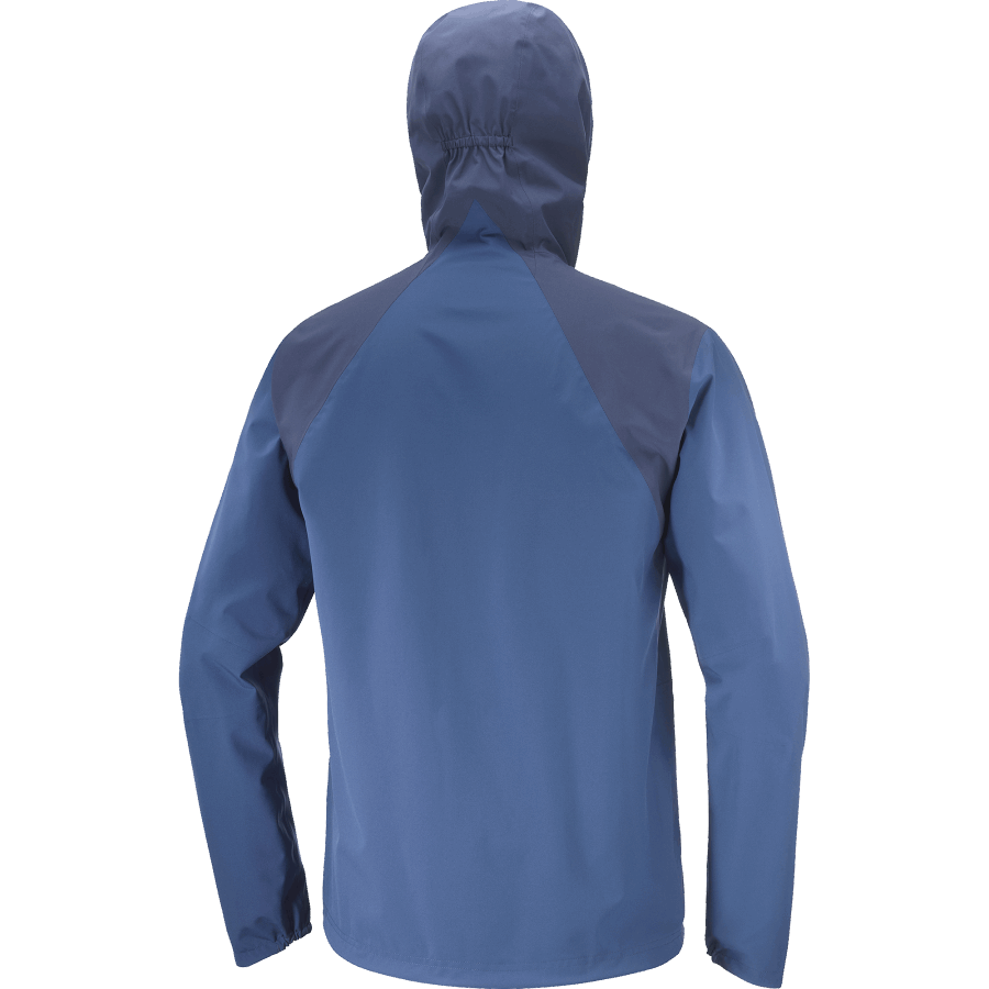 Men's Shell Jacket Essential Waterproof 2.5L Dark Denim-Mood Indigo