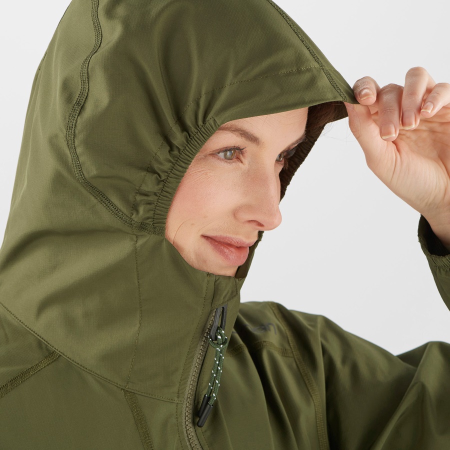 Men's Shell Jacket Outlife Packable Shell U Olive Night