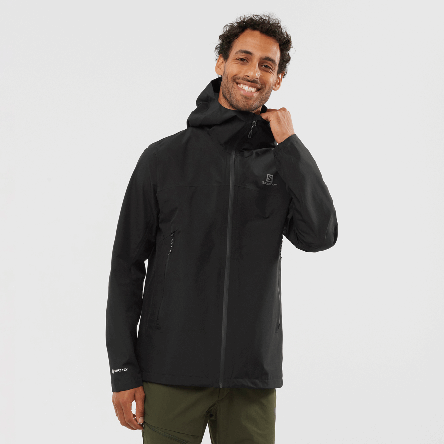 Men's Shell Jacket Outline Gore-Tex 2.5 Layers Black