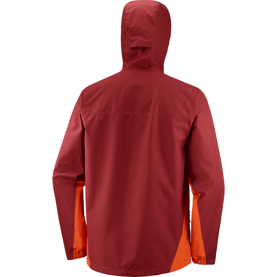 Men's Shell Jacket Outline Gore-Tex 2.5 Layers Fiery Red-Cabernet