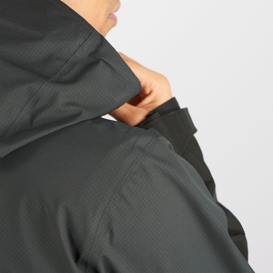 Men's Shell Jacket Outline Gore-Tex Hybrid Black