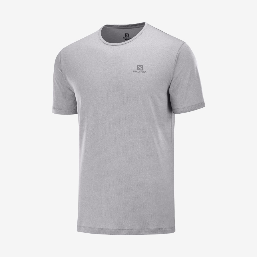 Men's Short Sleeve T-Shirt Agile Training Alloy-Heather