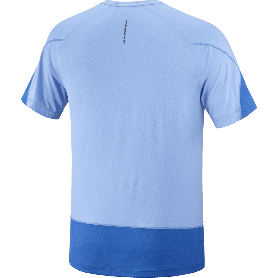Men's Short Sleeve T-Shirt Cross Run Graphic Provence-Nautical Blue