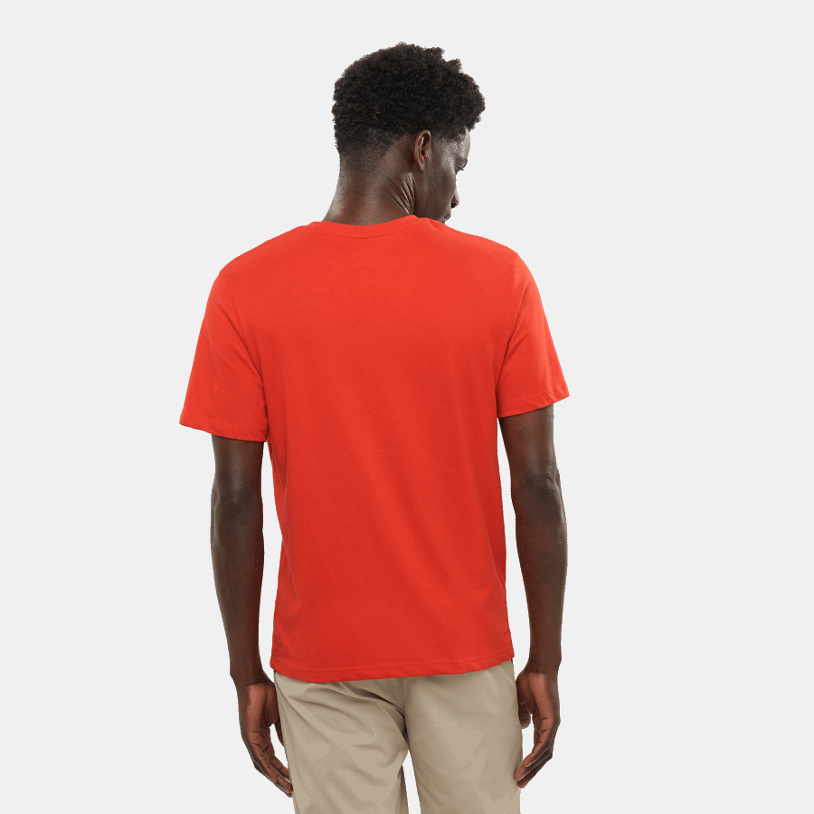 Men's Short Sleeve T-Shirt Outlife Logo Aura Orange