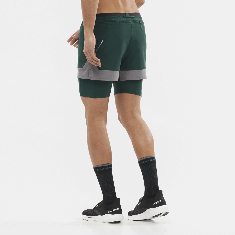 Men's Shorts Cross 2In1 Ponderosa Pine-Quiet Shade