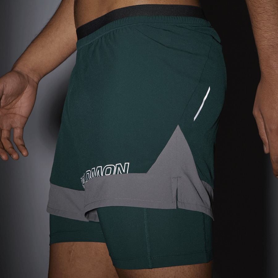 Men's Shorts Cross 2In1 Ponderosa Pine-Quiet Shade