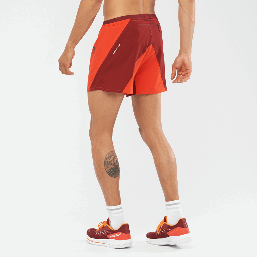Men's Shorts Cross 5'' Fiery Red-Cabernet